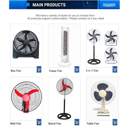 OEM ODM Home Quiet Silent Electric Air Cooling Fan Stand Floor Oscillating White Remote Control Tower Fan